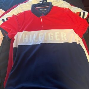 Tommy Hilfiger Shirt 100% Real. Size XL. Still in wearable condition.